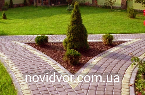 Тротуарная плитка для пешеходной зоны